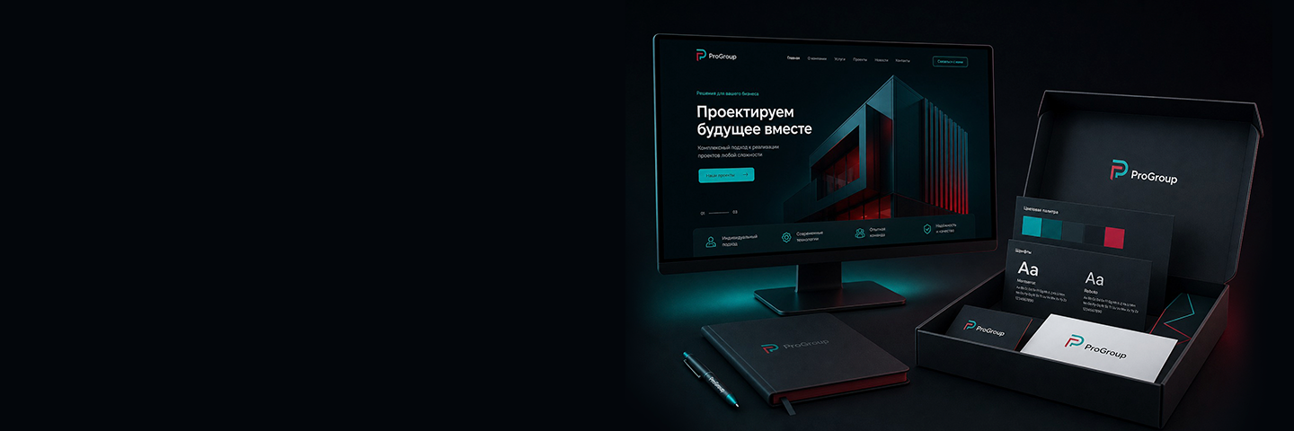 Логотип в подарок при заказе сайта